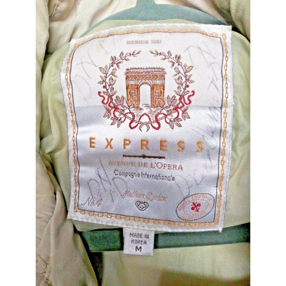 Glacier Field Jacket Hooded Express M/L/XL Puffy Insulated Parka jacket Ivory - Picture 5 of 9